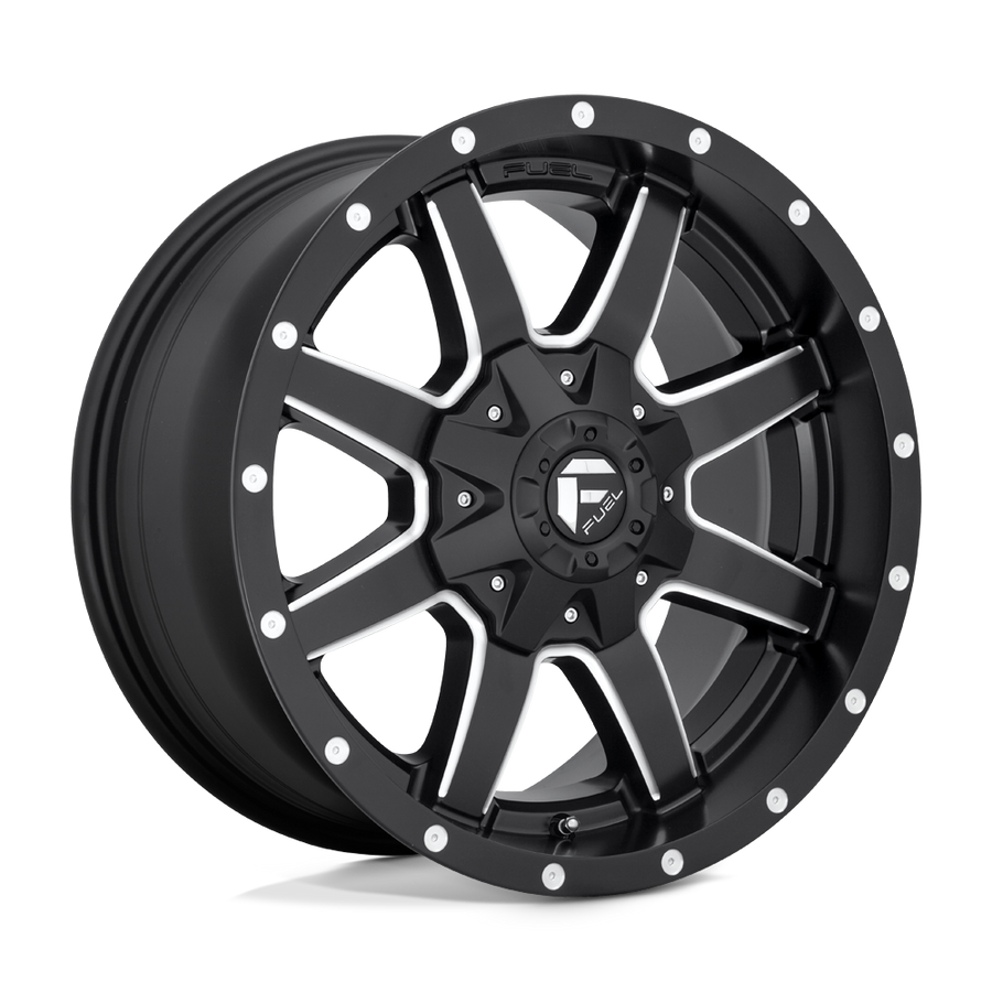 FUEL D538 17X9 6X135/5.5 MT-BLK-MIL -12MM