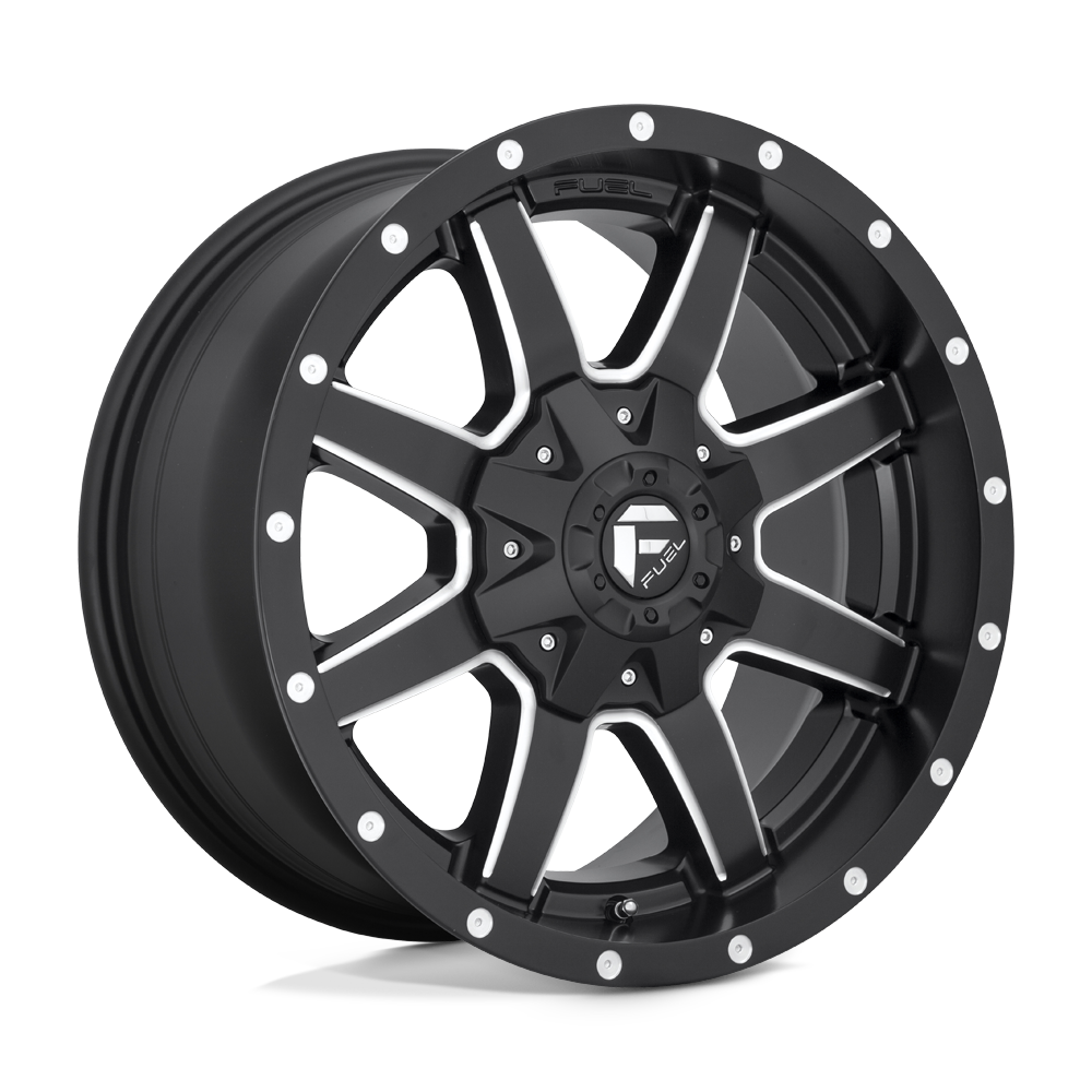 FUEL D538 18X9 8X180 MT-BLK-MIL 20MM