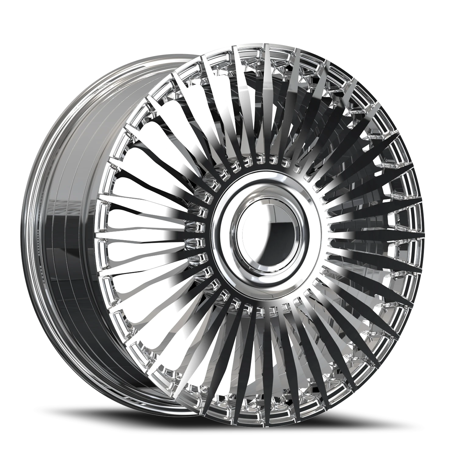 REP MB01 22X9.5 5X112 +35 66.6 Chrome