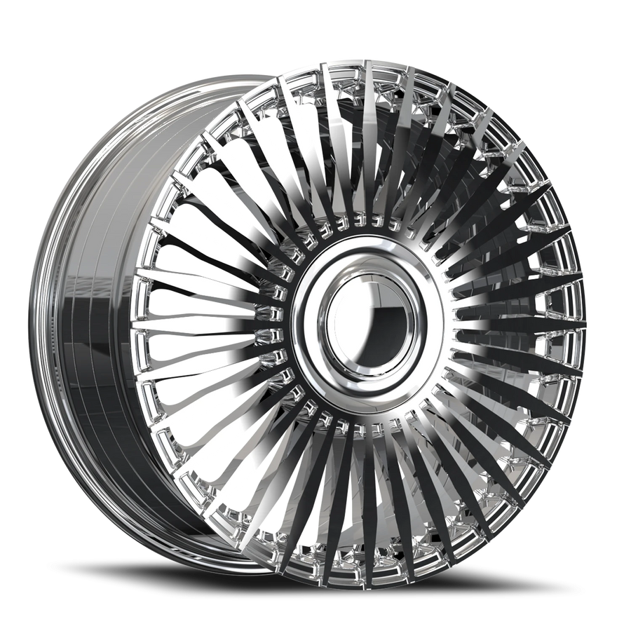 REP MB01 22X9.5 5X112 +35 66.6 Chrome