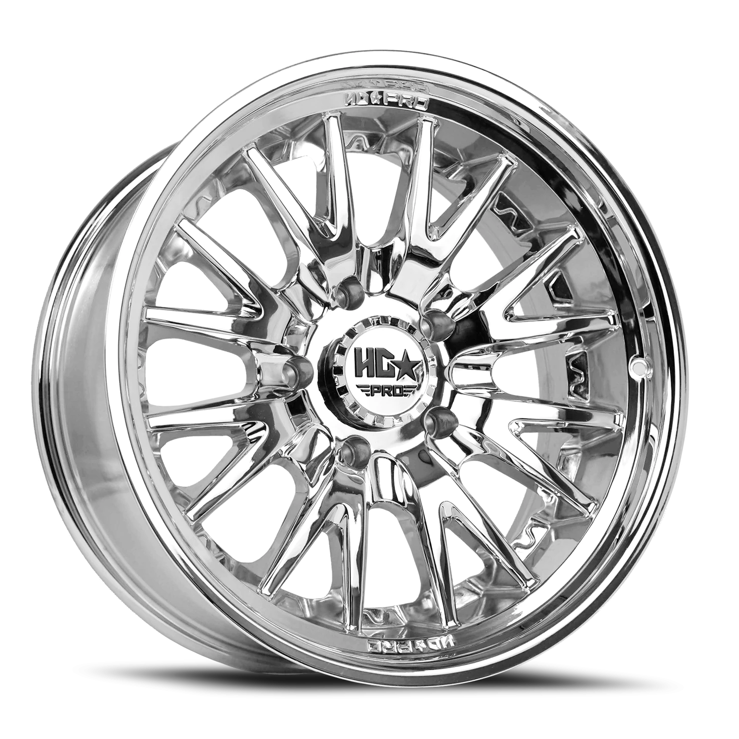 LHDPRO2  22X10 8X165 -20 125 Chrome