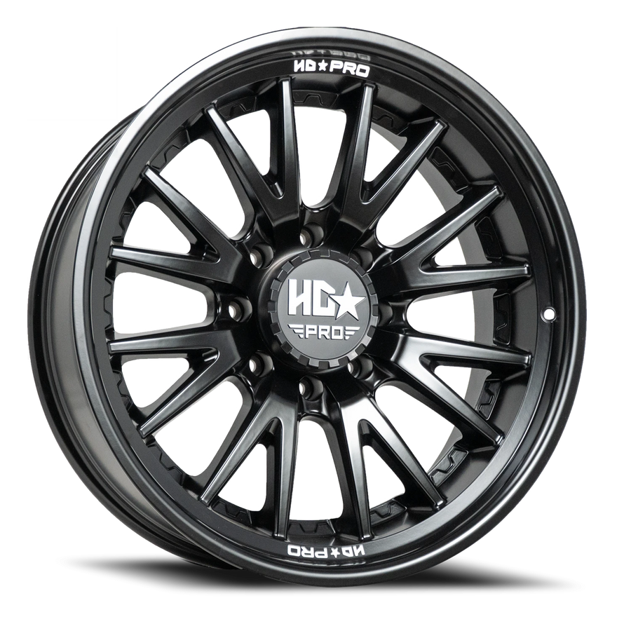 LHDPRO2 20X9 8X180 -12 125 Satin Black