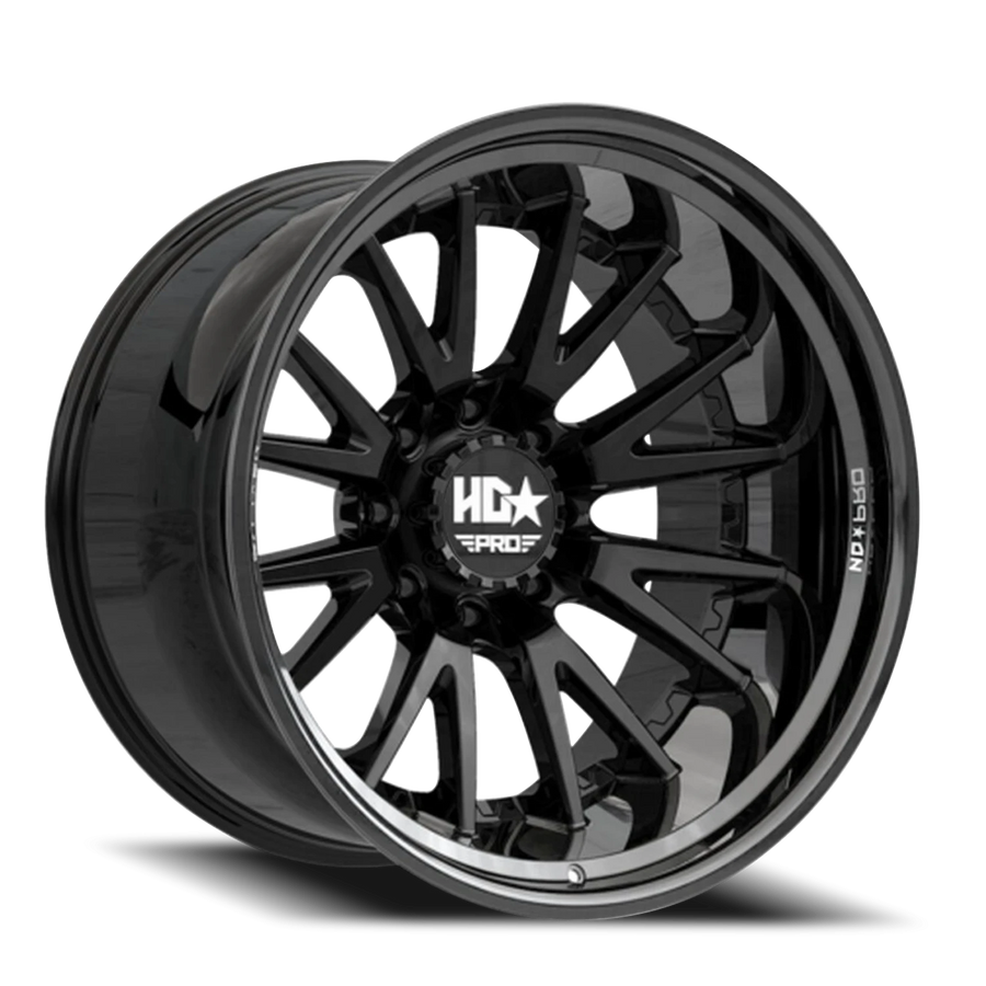 LHDPRO2 22X10 6X139.7 -20 106.1 Satin Black