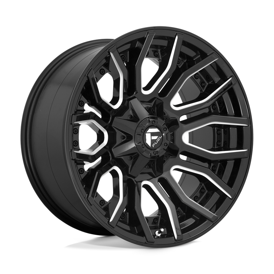 FUEL D711 20X10 8X6.5 GL-BLK-MIL -18MM