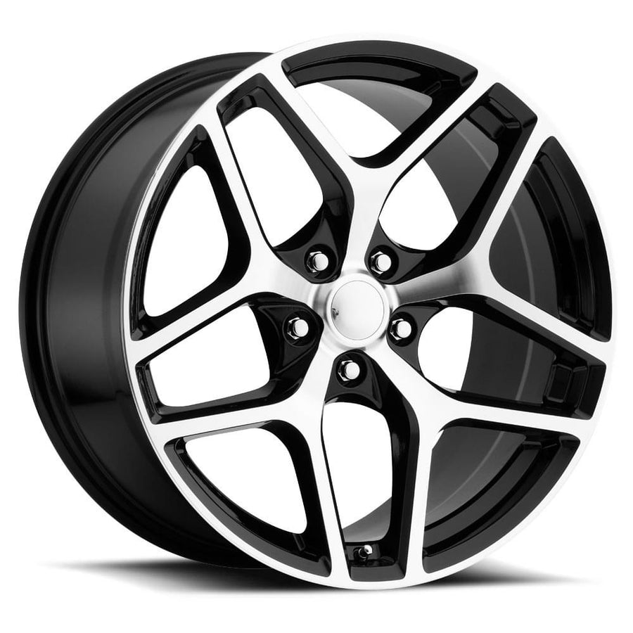 REPC20 20x10 5x120 +35 67 Gloss Black Machined Face (Z28)