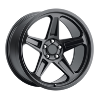 Replica DG08 20X9 5X115 +20 71.5 Satin Black (Demon)