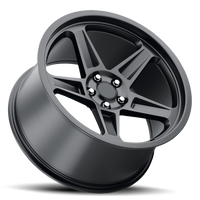 Replica DG08 20X9 5X115 +20 71.5 Satin Black (Demon)