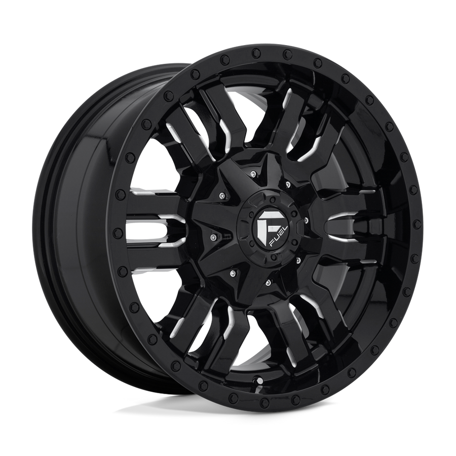 FUEL D595 18X9 8X180 GL-BLK-MIL 20MM