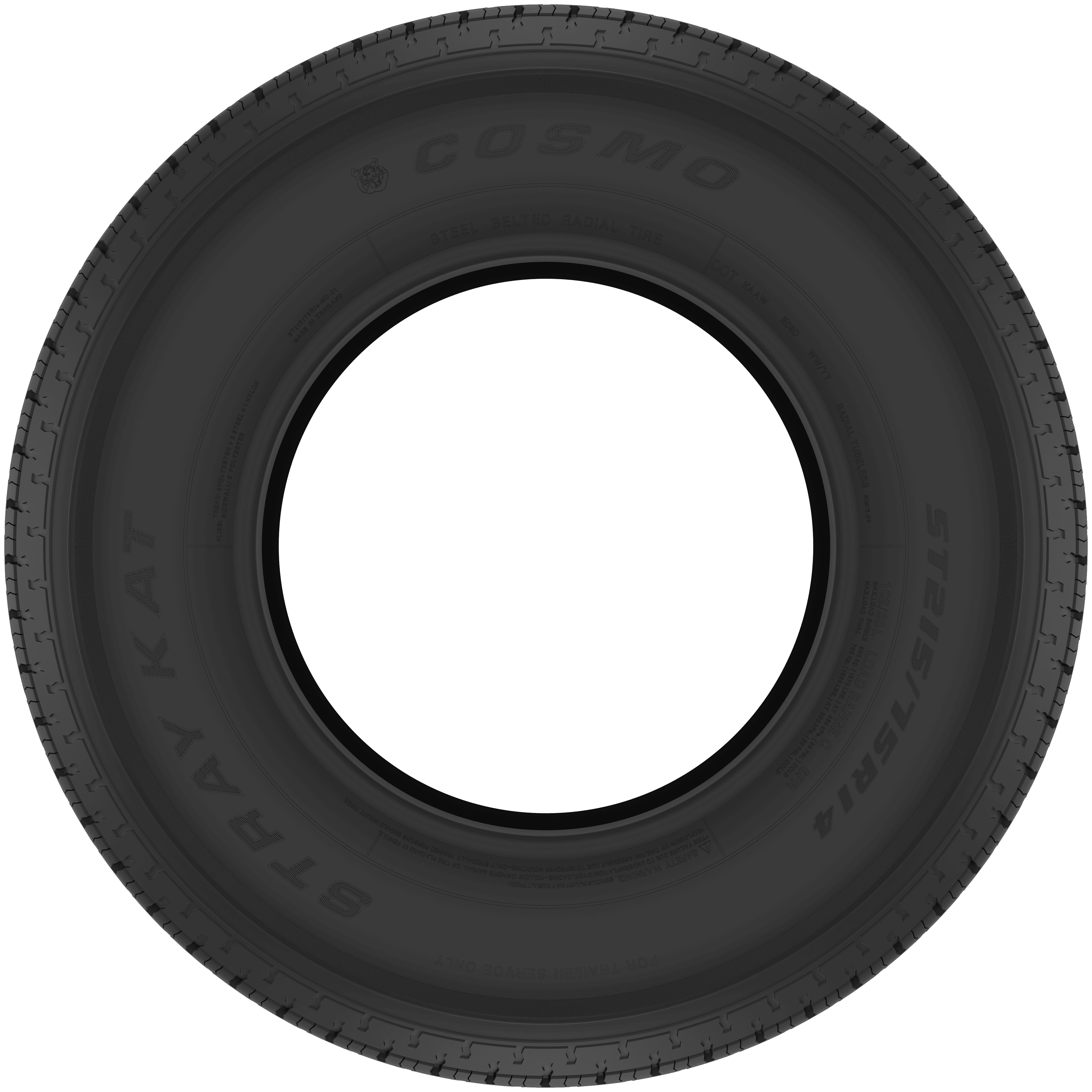 ST215/75R14 STRAY KAT TRAILER 108/103L LOAD D 8PLY