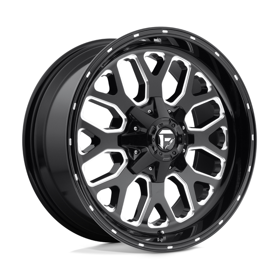 FUEL D588 20X10 6X135/5.5 GL-BLK-MIL -18MM