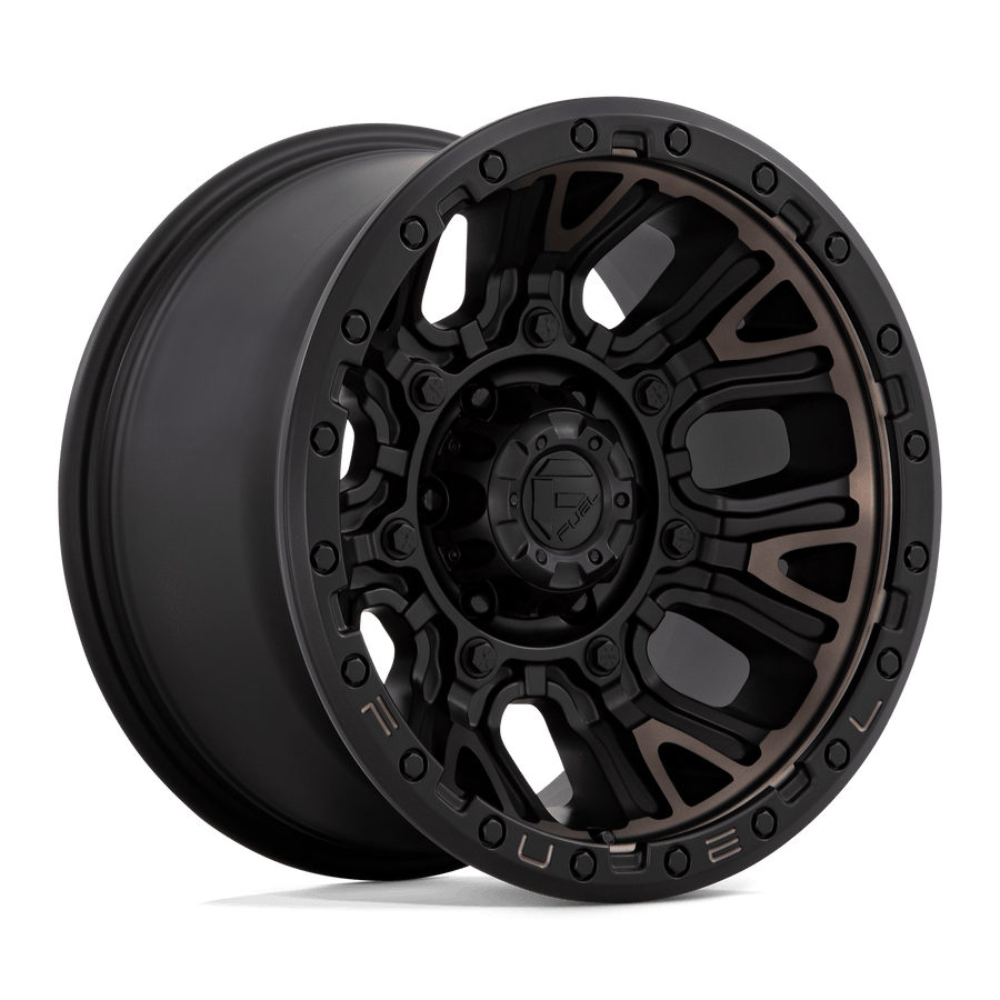 FUEL D824 17X9 6X5.5 M-BLK-DDT -12MM