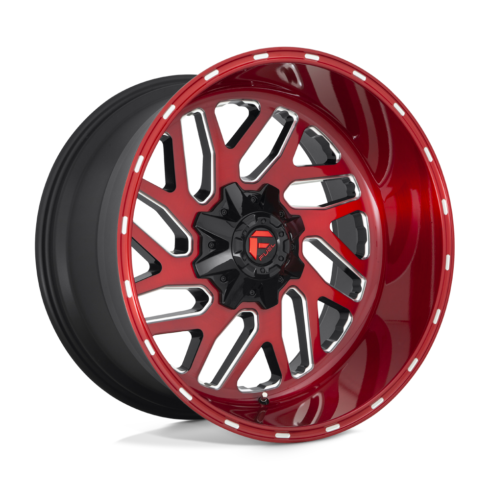 FUEL D691 20X10 6X135/5.5 BRSH-RED-MIL -19MM