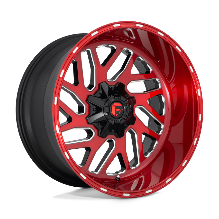 FUEL D691 20X10 6X135/5.5 BRSH-RED-MIL -19MM