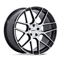 TW002 17X8 5X4.25 G-BLK-MCH 40MM