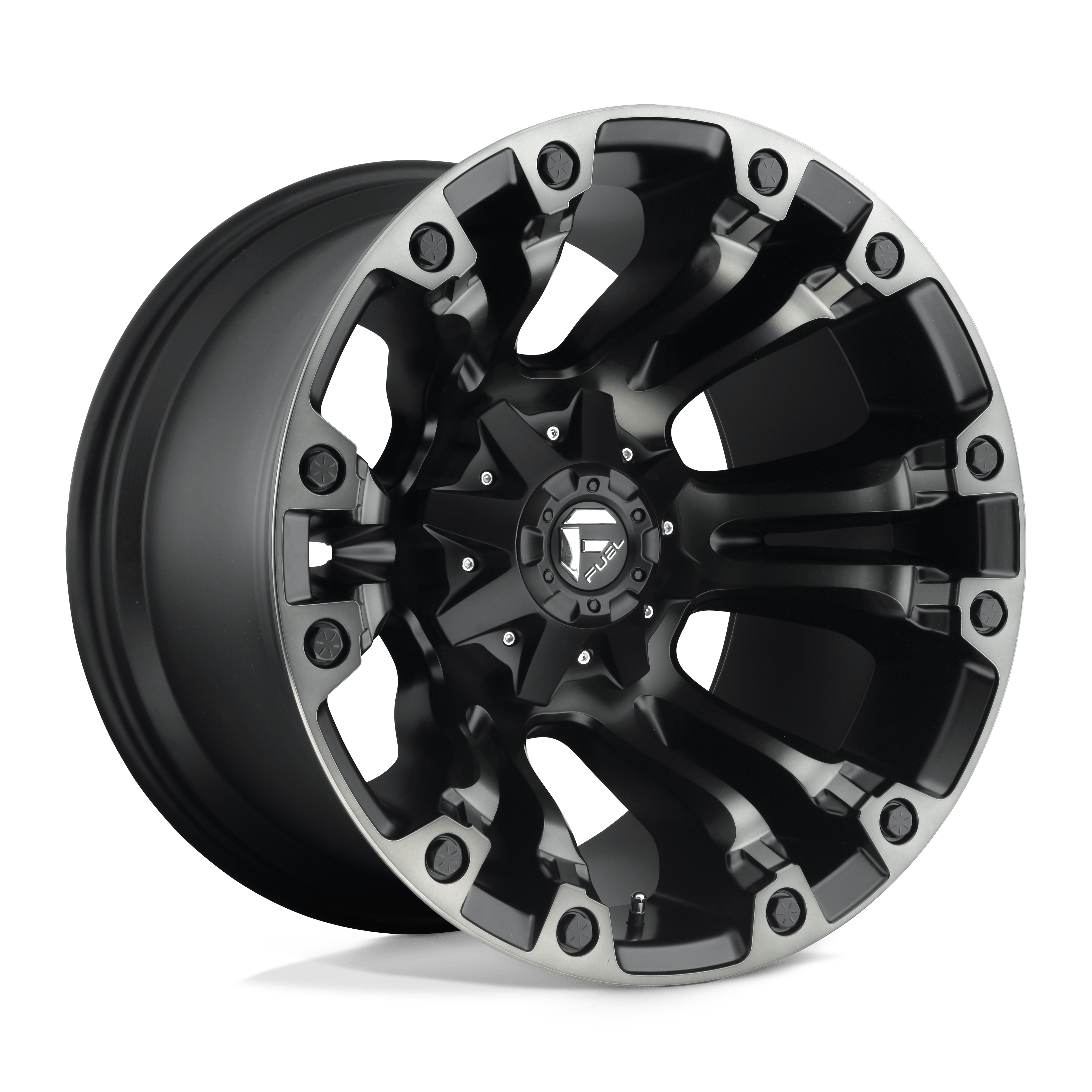 FUEL D851 18X9 8X170 M-BLK GRY -12MM