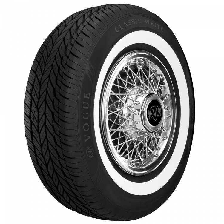 235/75R15 Vogue Tyre CLASSIC WHITE Whitewall Sidewall 109T SL M+S