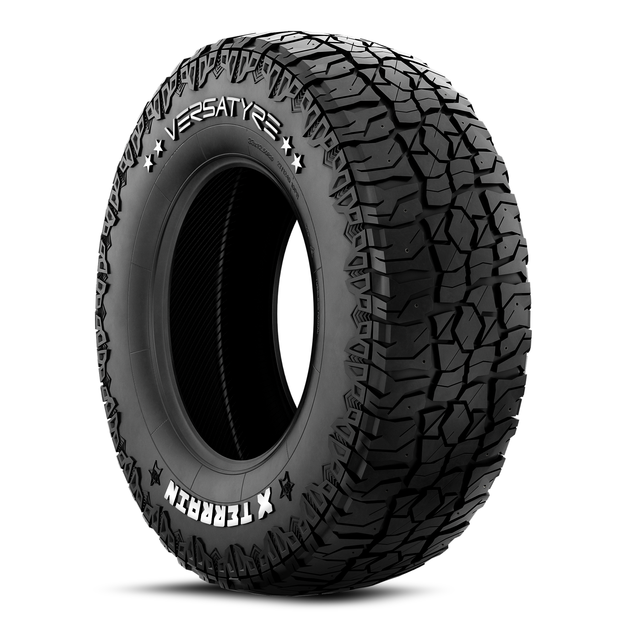 33X12.50R20LT VERSATYRE X-TERRAIN 12PLY LOAD F 119Q RWL