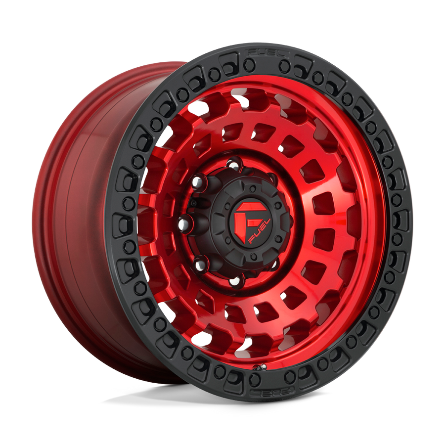 FUEL D632 17X9 5X5.0 GL-RED-BBR -12MM