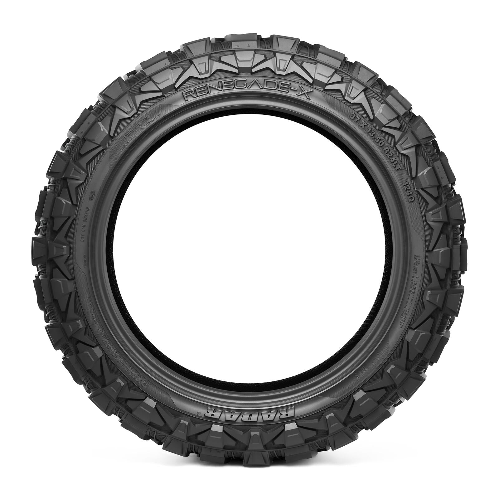 LT295/70R18 Radar RENEGADE-X M/T 10PLY 129/126Q LOAD E M+S